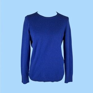 The Cobalt Cashmere Crewneck